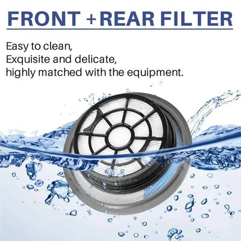 A65T Filter Kit for Rowenta Swift Power Cyclonic RO2932EA RO2933EA RO2957EA, Pre Filter & HEPA Filter & Cleaning Brush