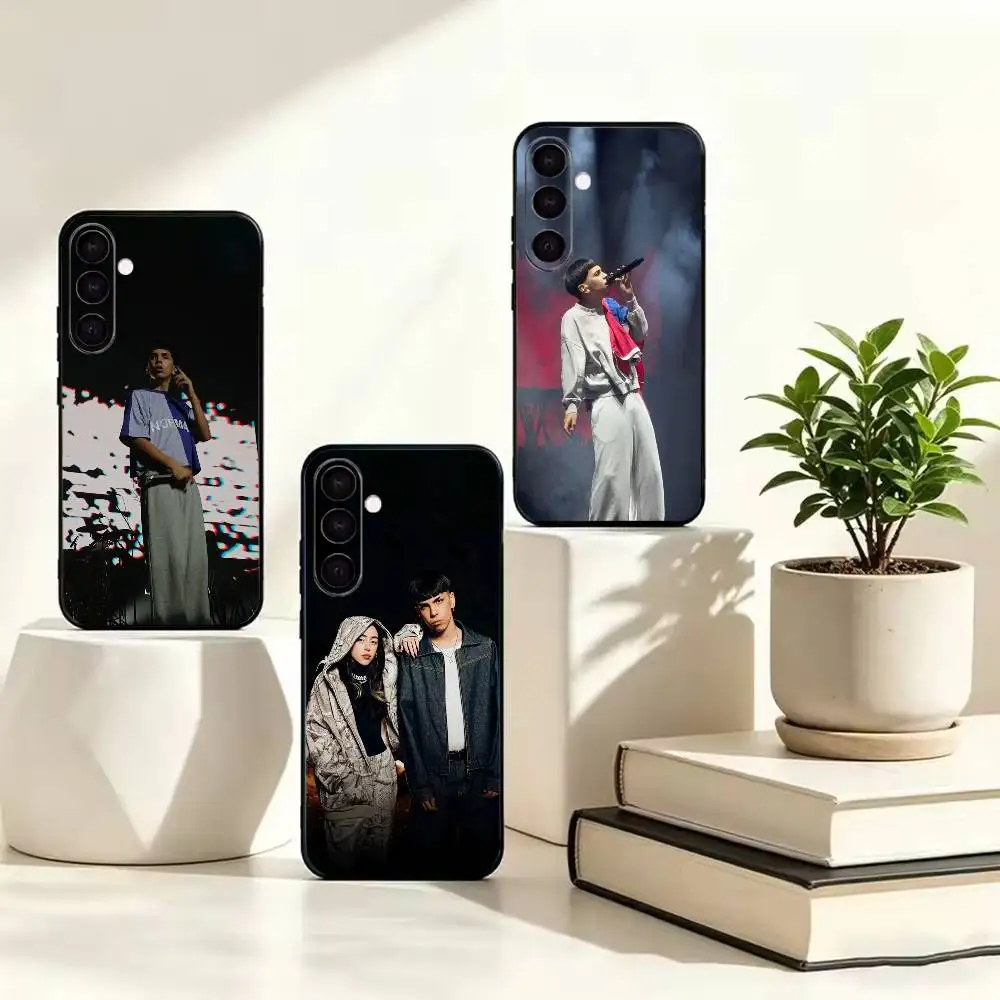 Singer M-Milo J  Black Soft Silicone Phone Case for Samsung A73 A72 A53 A52 A32 A31 A22 A21 A20