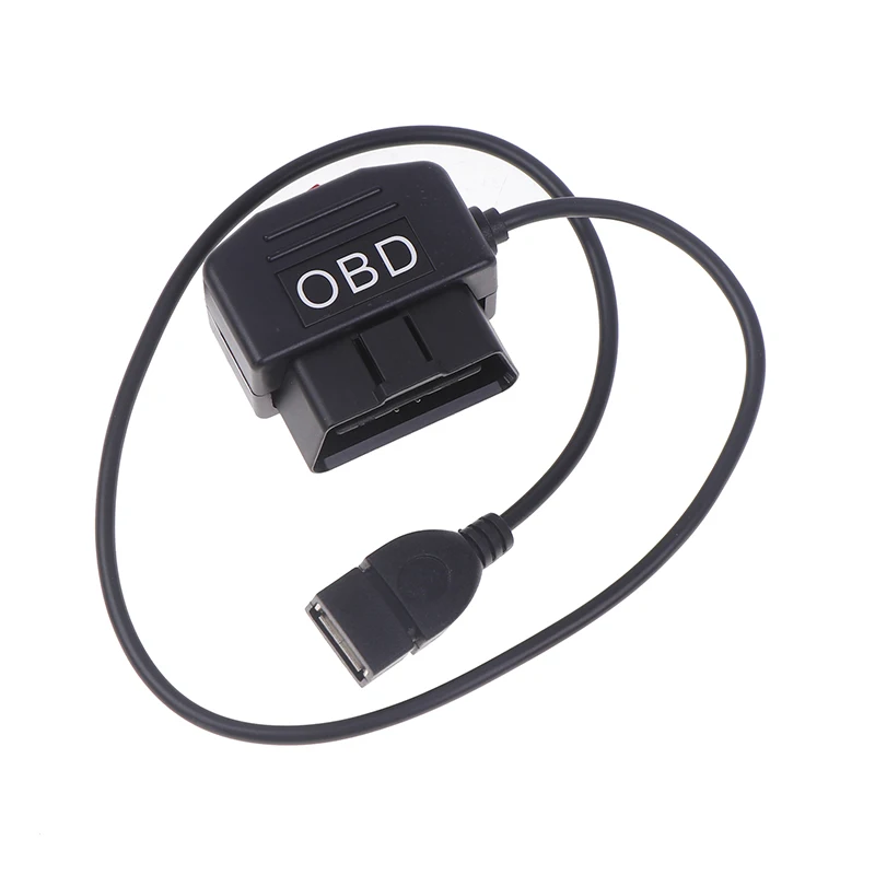 New 24 Hours Parking Monitoring 5V 3A USB Car Charge Cable OBD Hardwire Kit With Switch Wire For Dash Cam Camcorder Vehicle DVR