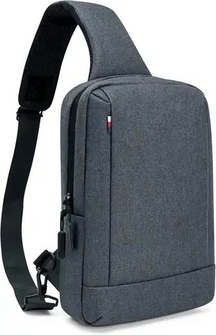 Sling Bag Crossbody Bags Men with USB Charging Port Small Messenger Bag Cross Body Shoulder Bag Sling Backpack Women