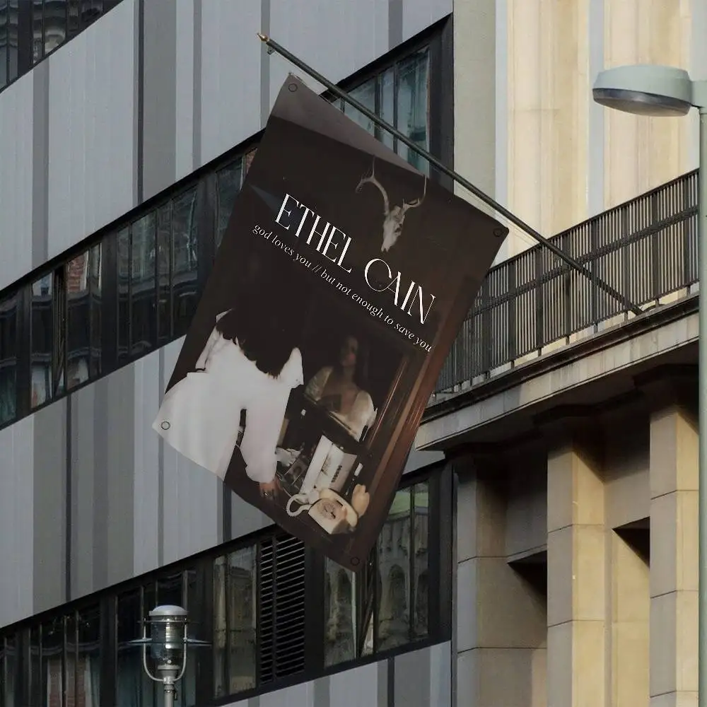 المغني الكلاسيكي E-ethel الموسيقى C-سلسلة كبيرة الحجم متجر الفن تعزيز الإعلان كشك العلم لافتات معلقة