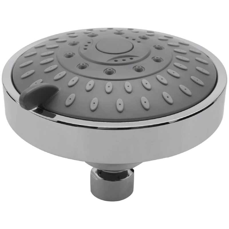 High-Pressure Shower Head,Rain Fixed Shower Head,Bathroom Shower 4 Inch Large Flow Shower,5 Spray Settings, Adjustable