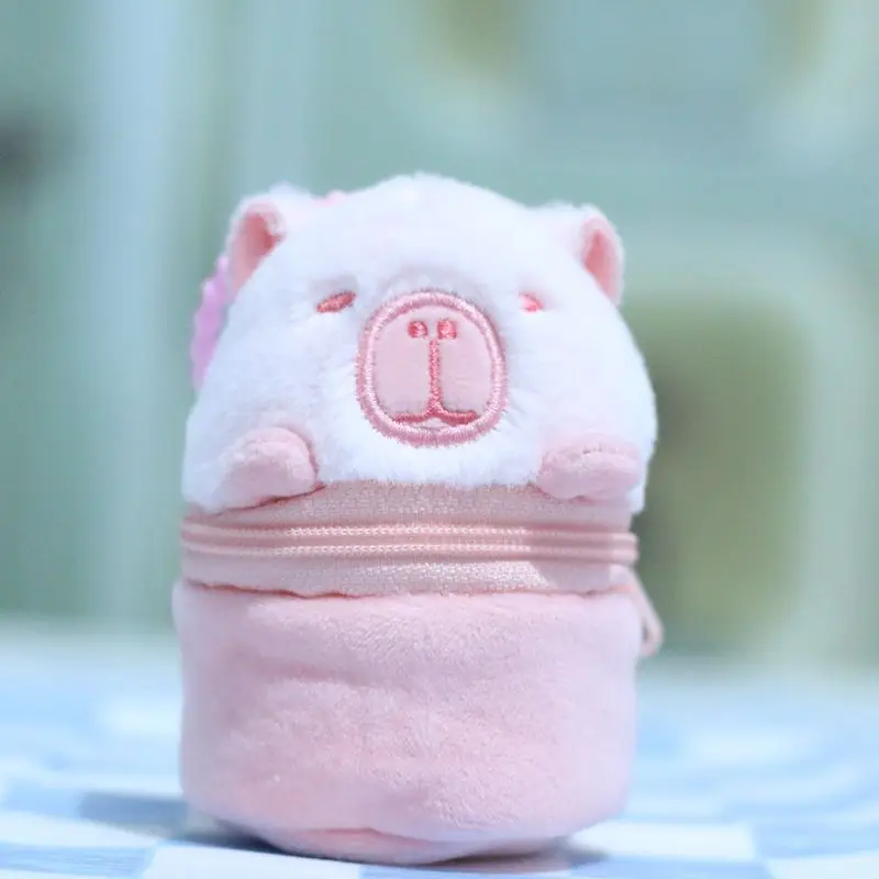 カピバラ-かわいいぬいぐるみキーホルダー,バターベアコイン財布,ペンダント,カワイイぬいぐるみ人形,ハンギングオーナメントギフト