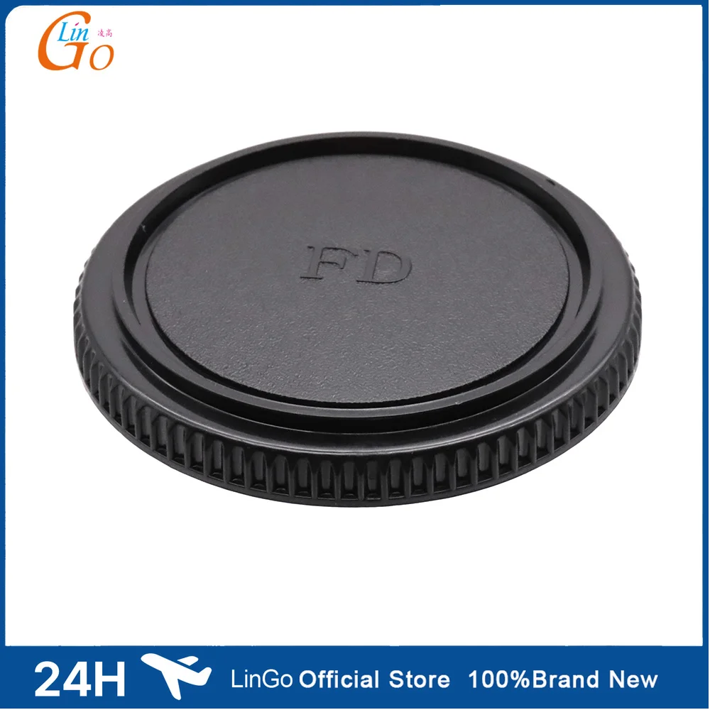 LinGo Lens Body Cap for Canon FD Mount Cameras for AE-1 A-1 AV-1 T-70 T-80 T-90 F-1 New F-1 - Anti-Dust Protective Cover