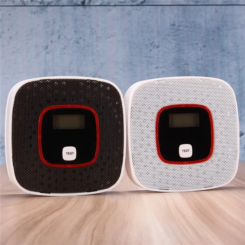 ESCAM LCD CO Koolmonoxide Gas Alarm Sensor Vergiftiging Rookgas Tester Detector