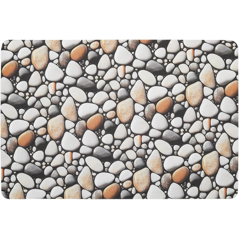 

Multi-functional Floor Mat, Absorbent Non-Slip Wear Resistant Machine Washable Rug for Kitchen Bathroom Home Hotel