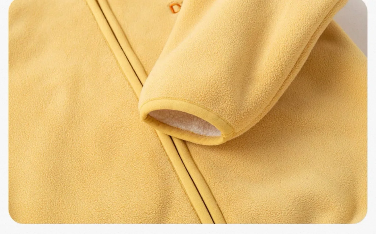 2026 Herbst Winter Kinder Fleece Kapuzenjacke Baby Junge Mädchen Cartoon Dinosaurier Verdickte Warme Oberbekleidung Kinderkleidung Winddichter Mantel – Detail 7
