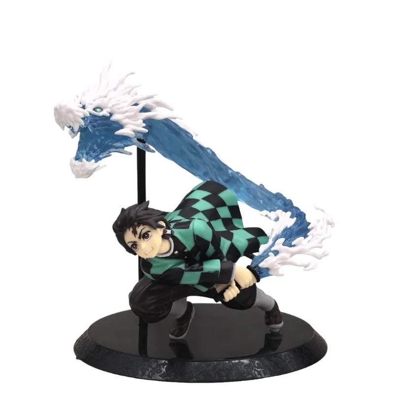Anime Figure DemonSlayer 3 Types Kamado Tanjirou Animation Peripheral Products Decoration PVC Collection Toy For Kids Gift