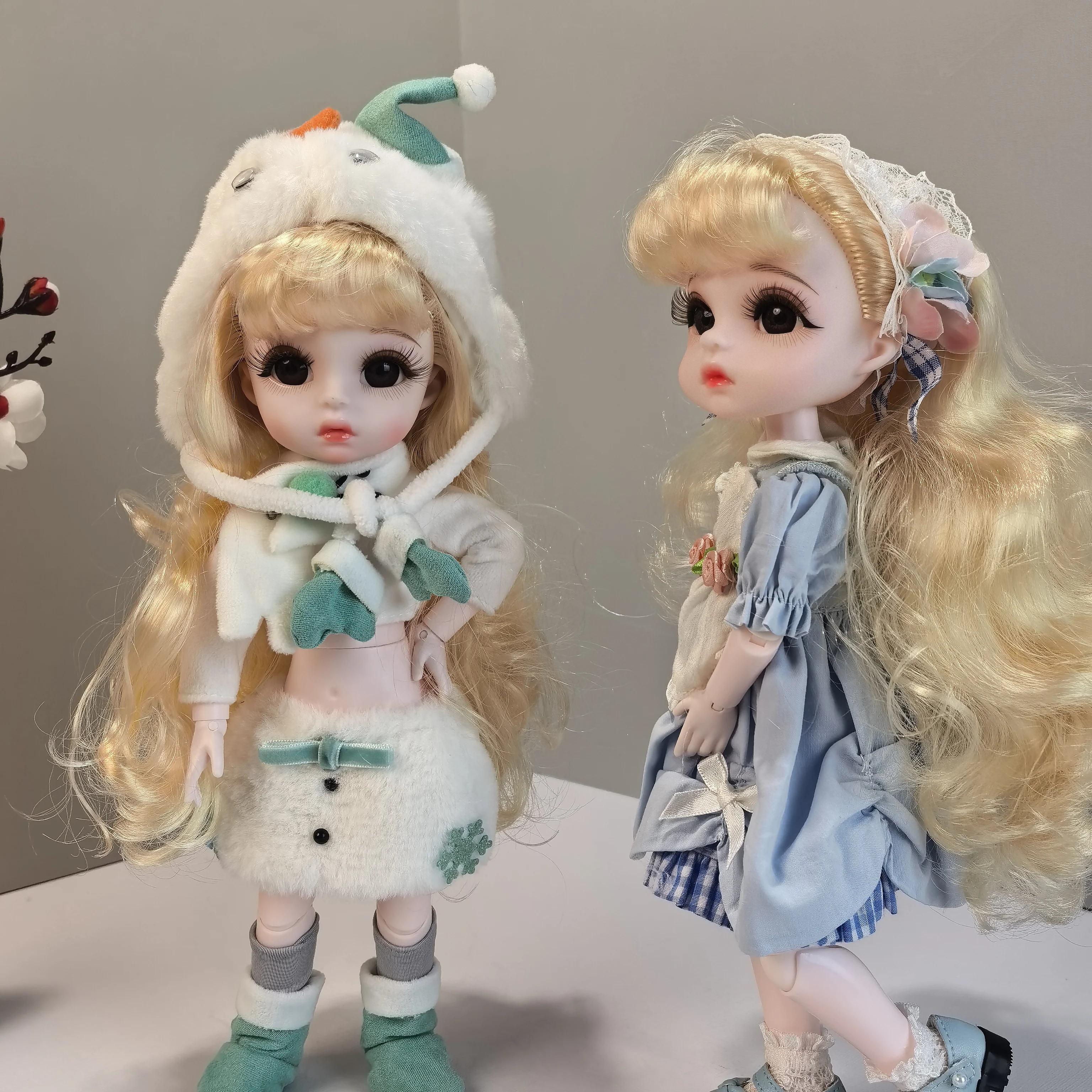 

DBS DREAM FAIRY Doll 1/6 BJD Name by Little Angel mechanical joint Body With makeup,Including scalp,eyes,clothes girls SD,
