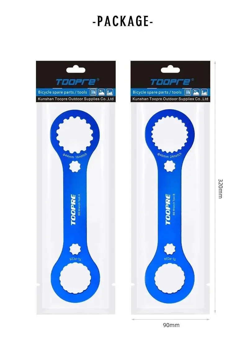 Multifunktionaler Aluminium-Tretlager-Schlüssel für Fahrräder, DUB Hollowtech BB-Schlüssel, Werkzeug zum Ein- und Ausbauen sowie zur Reparatur von Kurbelgarnituren. – Detail 17