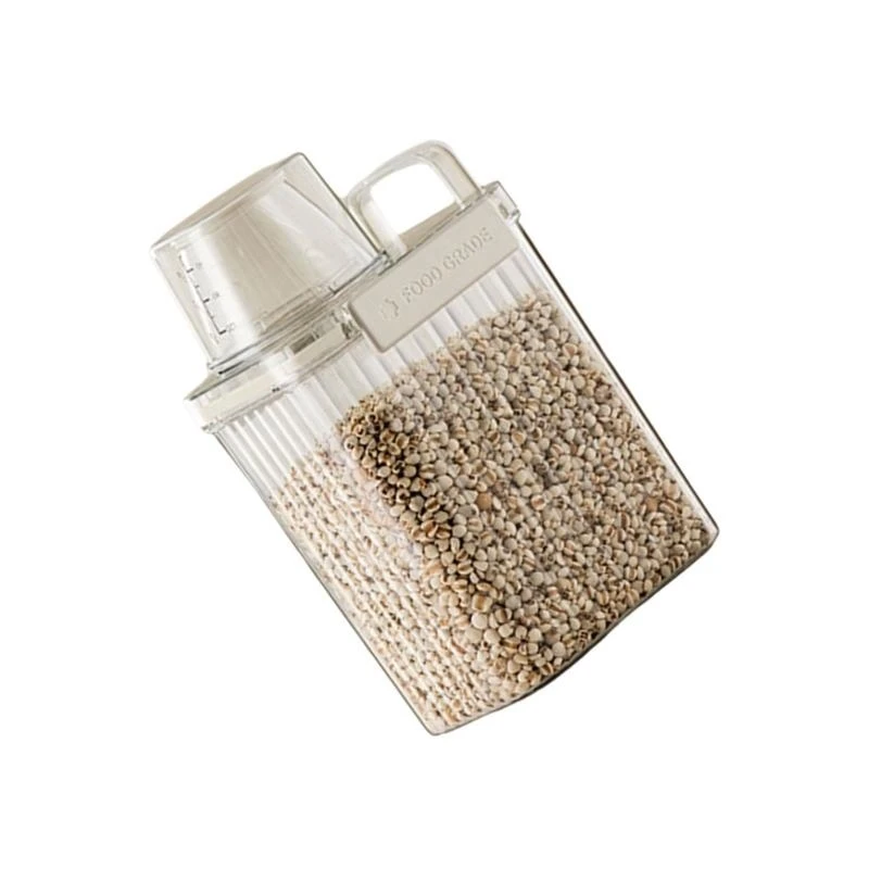 

Space Saving Rice Container Storage Box for Kitchen Convenient Sealed Container