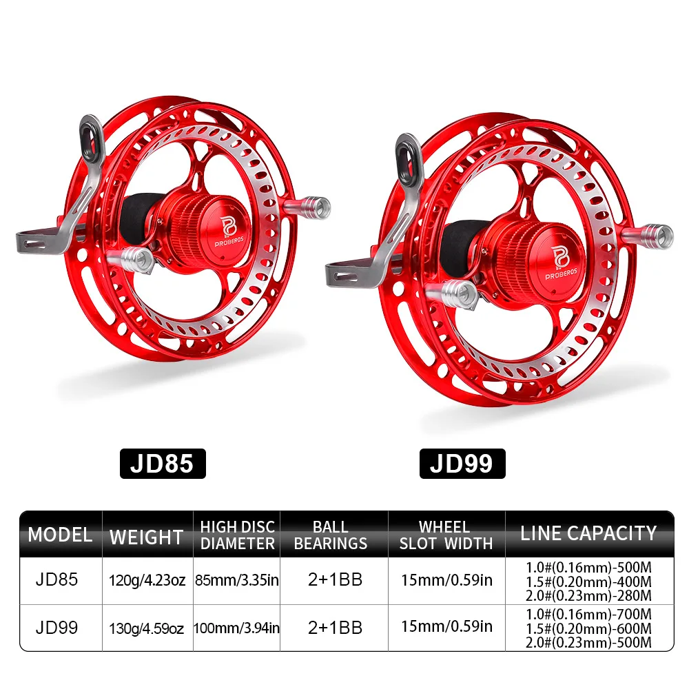 Fly Fishing Wheel Ultra Light Grain Reel, Aluminum Alloy Body, CNC Machine, Left and Right Handle, Smoothly Pesca, 2 + 1BB