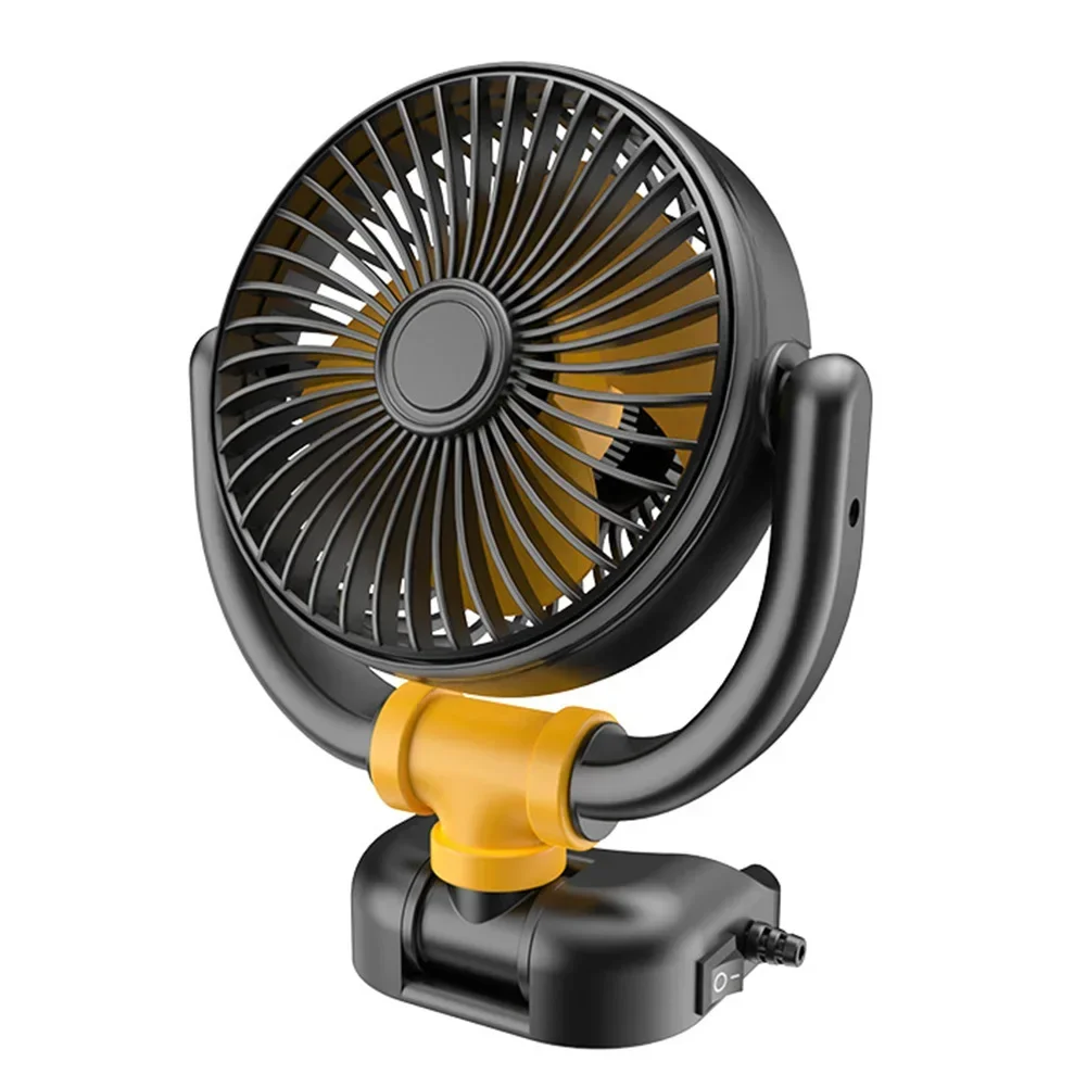 Small Size 12V Car Fan Car Dashboard Fan 360° Rotatable Adjustment Anti-corrosion High Wind Force Light Weight