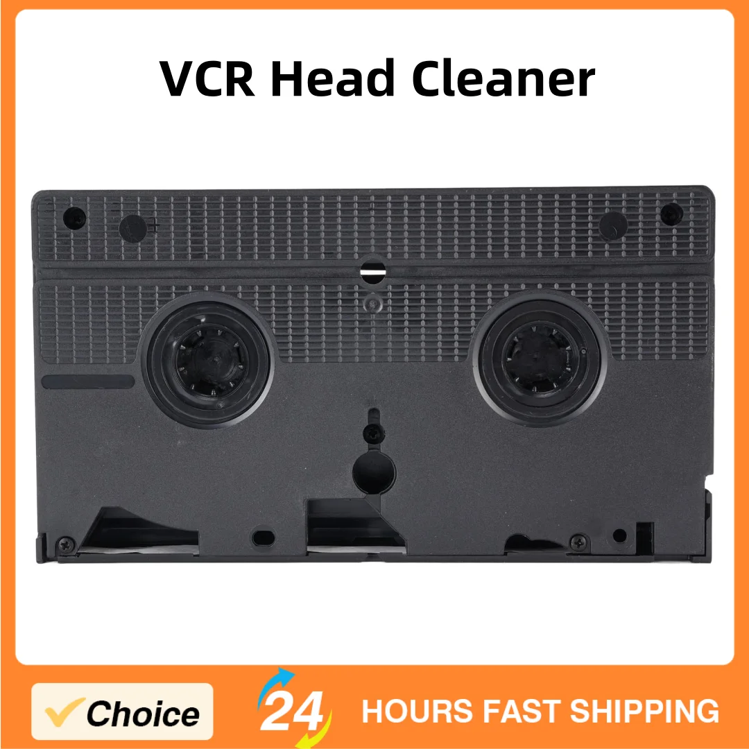 

VCR Head Cleaner Wet Technology Reusable Safe Cleaning ABS VHS Video Wet Head Cleaner for VCR VHS Player VCR Head Cleaner ﻿