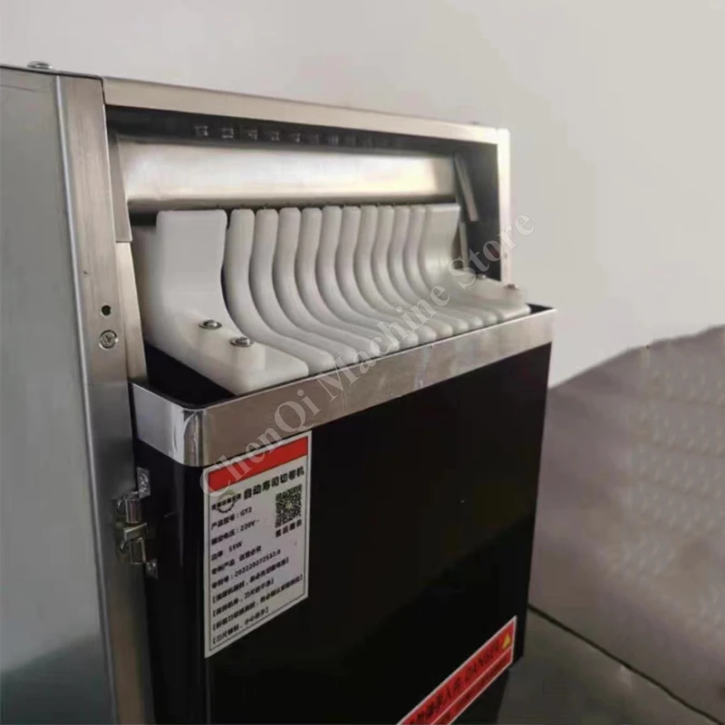 Rebanador de Sushi comercial de acero inoxidable, 8 piezas, máquina cortadora automática de rollos de Sushi, procesador de alimentos, cortador de rollos de arroz de algas marinas