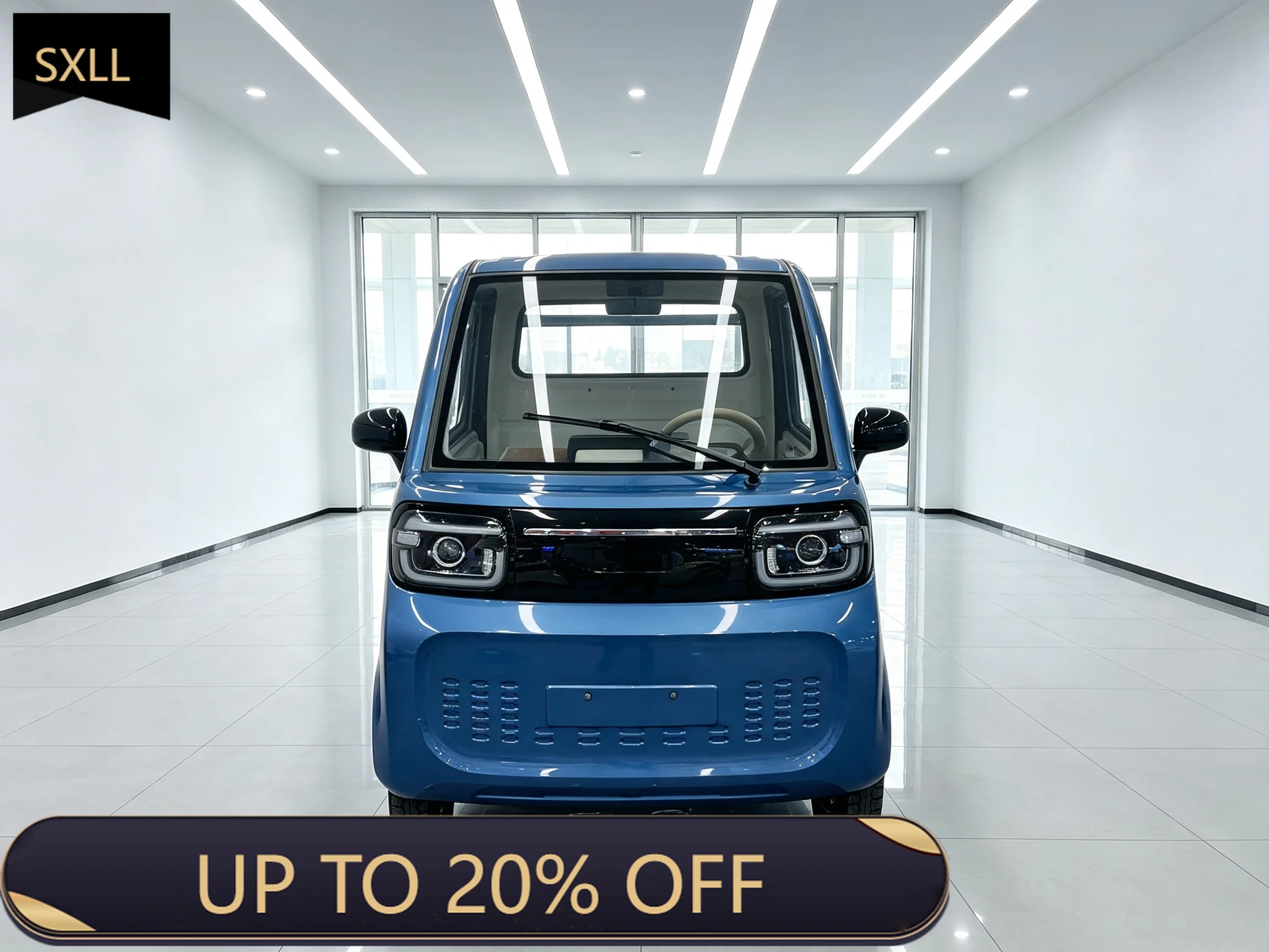 SXLL electric mini pickup with cargo box, four-wheeled adult transporter, equipped with 2000W motor, 50 km/h