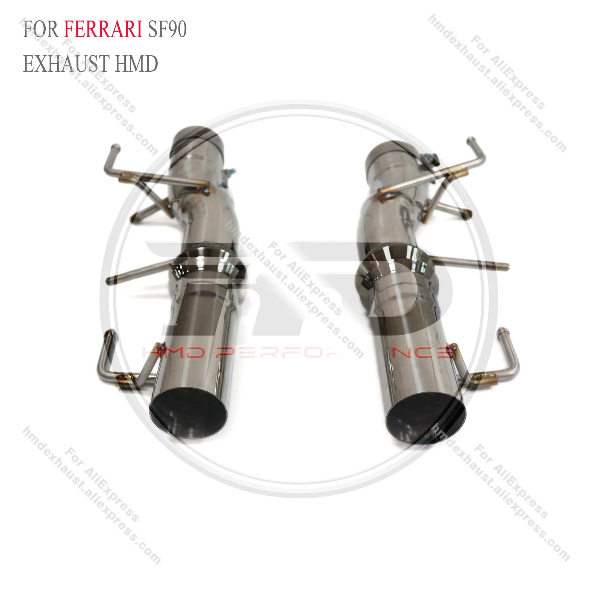 

HMD Ferrari SF90 3.9T V8 2019-2023 Stainless Steel Pipe Cat Back Downpipe for Automotive Exhaust System