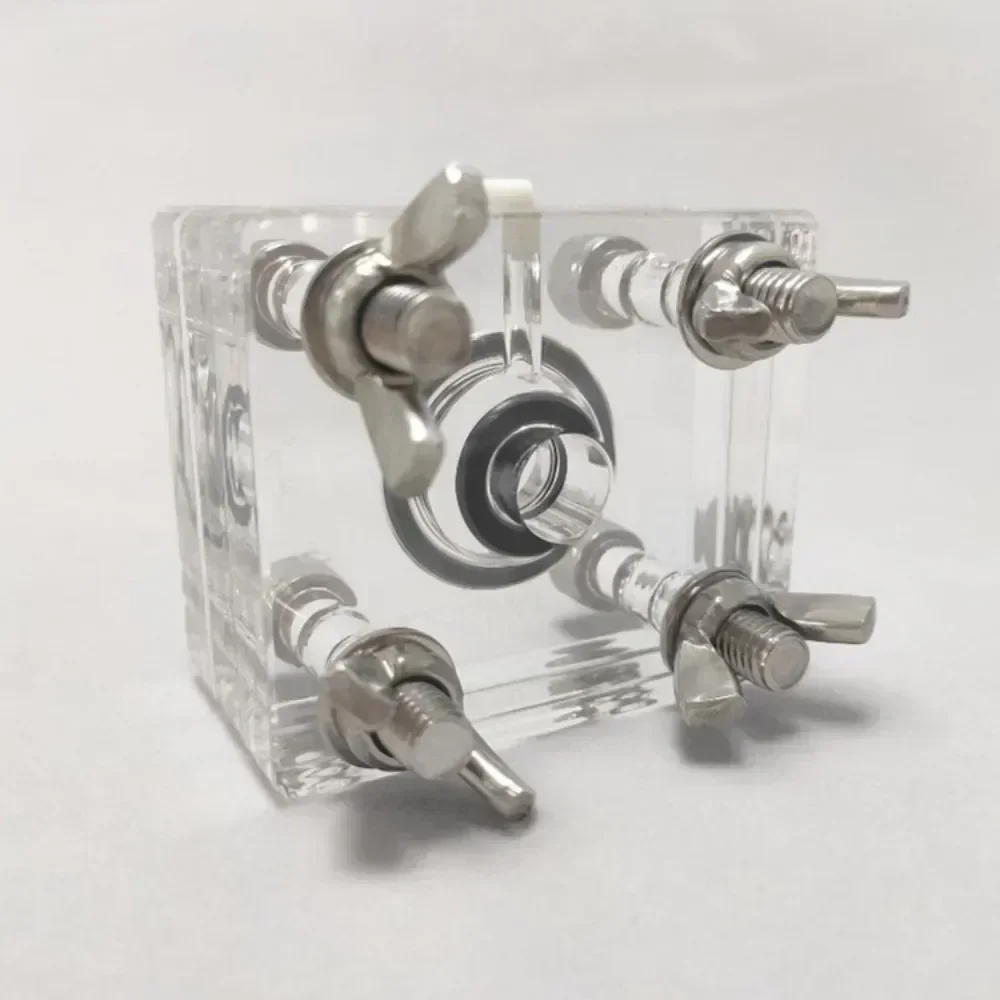 OMS-T Zinc Air Fuel Cell Reactor - Secondary Electrolysis Metal Air Battery Testing Device with Transparent Housing