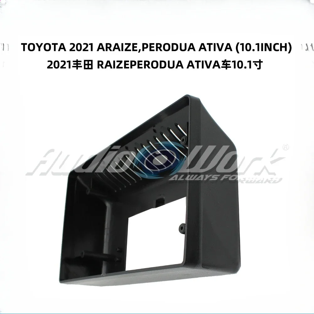 For TOYOTA RAIZE/PERODUA ATIVA 2021 Car Accessories 10.1 Inch Fascia Radio Stereo GPS Android Player Panel Dash Install Frame