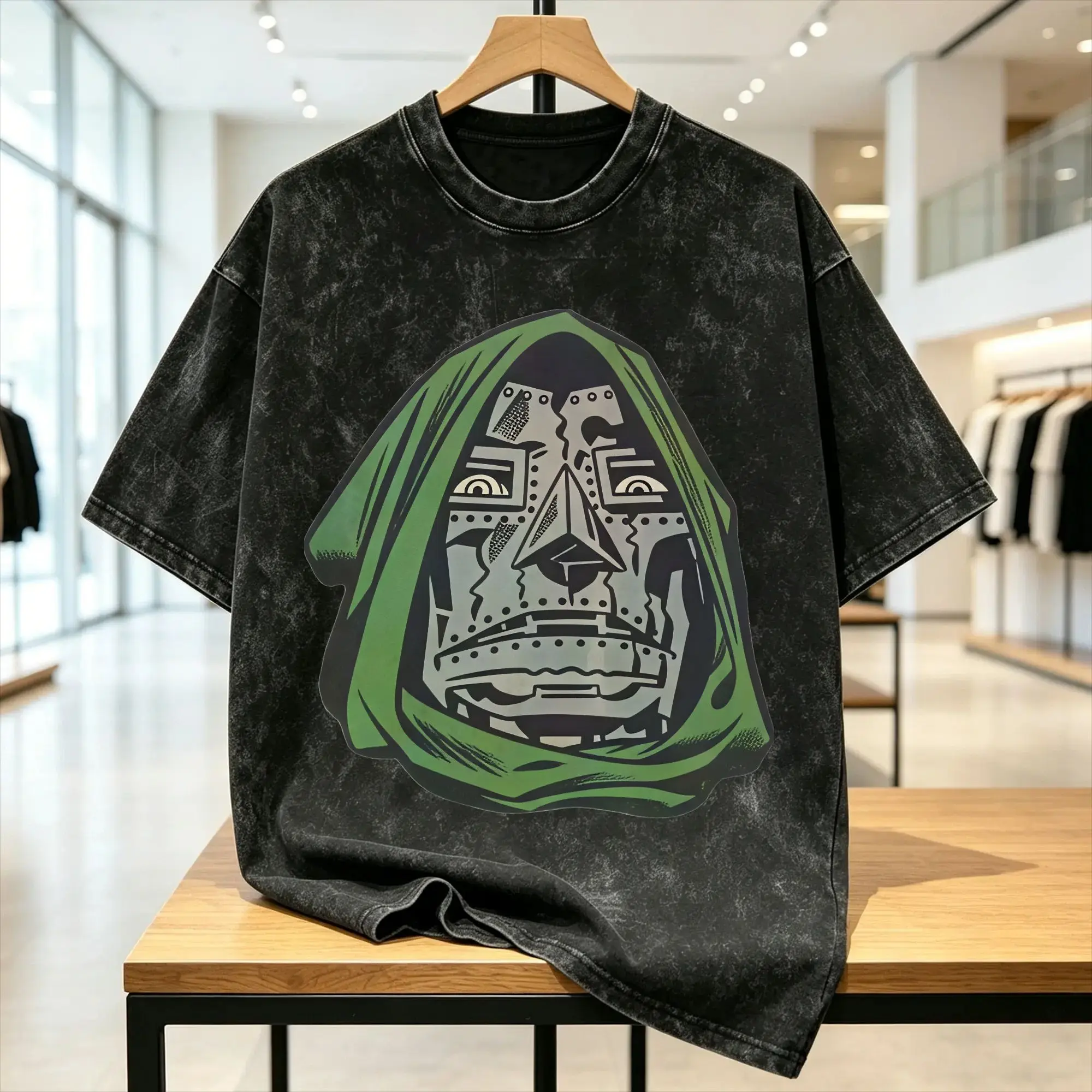 Men's Dr Dooms T-Shirts  Clothes Summer Vintage Short Sleeve T Shirt Round Neck Hippie Casual Tshirt Cheap