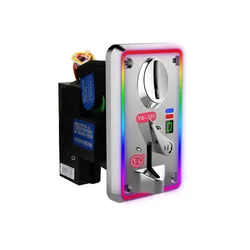 TW389 Front Entry Single Coin Acceptor LED Coin Selector Token Coin Mech for Arcade Kiosk Game Cabinet Vending Machine