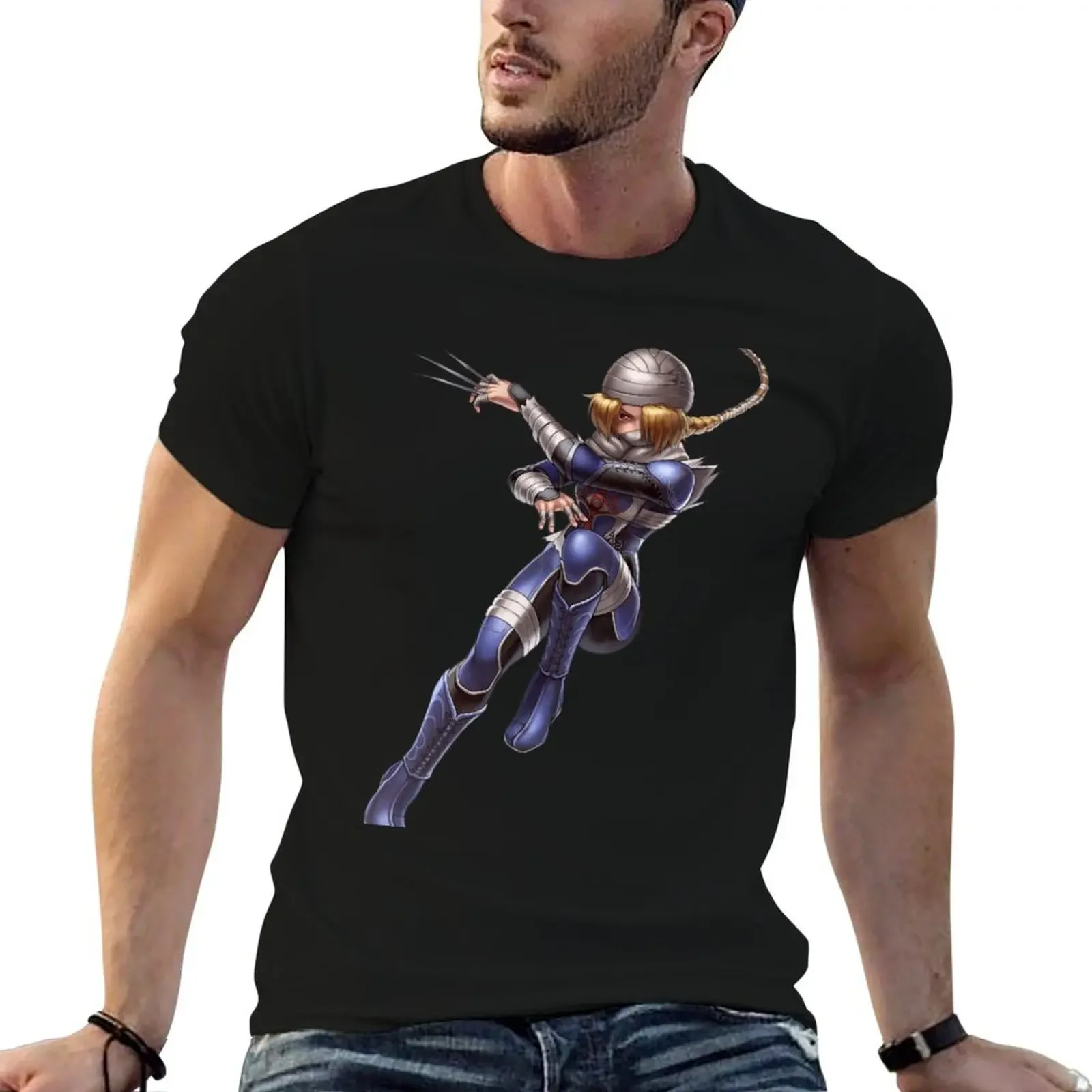 Sheik T-Shirt aesthetic clothes plus size tops plain black t shirts men