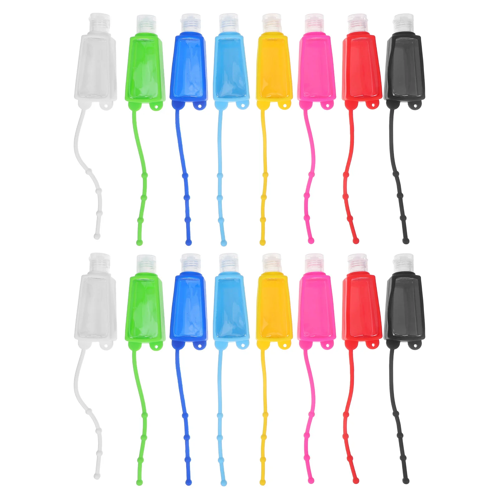 

20 Pcs Holder Portable Bottle Travel Shampoo Bottles Small Hand Size Keychain Handle