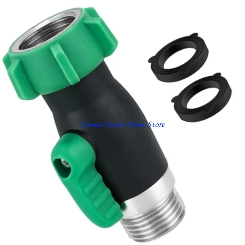 

LXAF Garden Hose Shut Off Valves Stainless Steel Water Pipe Stop Valves Connector