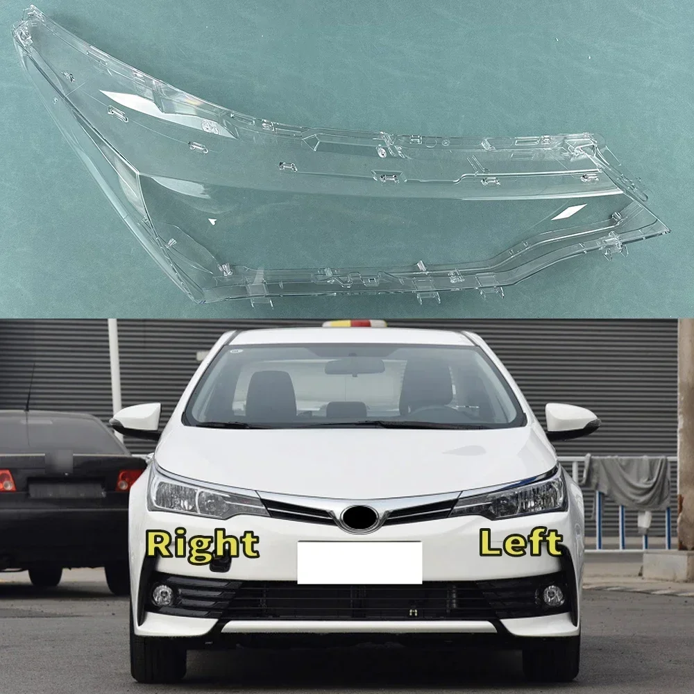 

Replace The Original Lampshade For Toyota Corolla 2016 2017 2018 Headlamp Cover Transparent Mask Lamp Shade Headlight Shell Lens