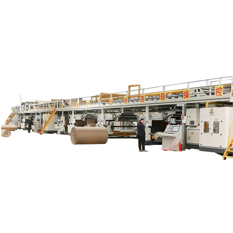 Yu Gong Used 2ply/3ply/5ply Corrugated Cardboard Production Line Second Hand 3D Corrugation Machine Manufacturer Plant for Sale