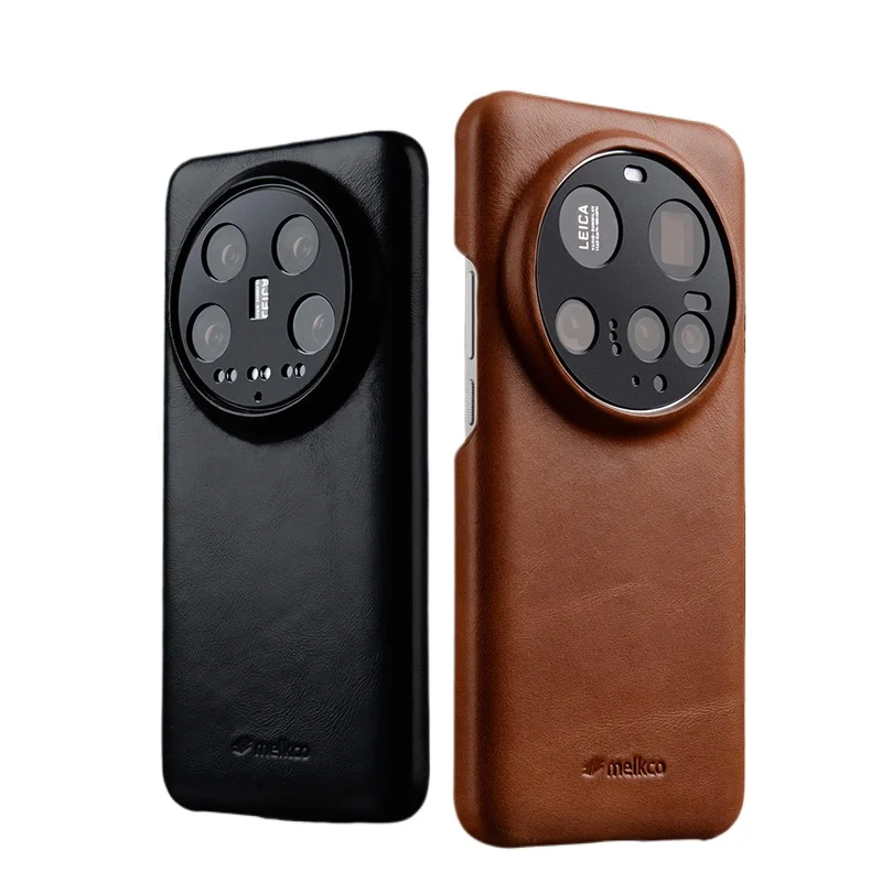 

Melkco для Xiaomi 12S 13 14 15 ультра натуральная кожа винтажный деловой чехол для мобильного телефона без металлического защитного кольца для объектива