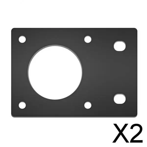 

2X 2020 .5mm Thickness Black 42 Stepper Motor Bracket for NEMA 17