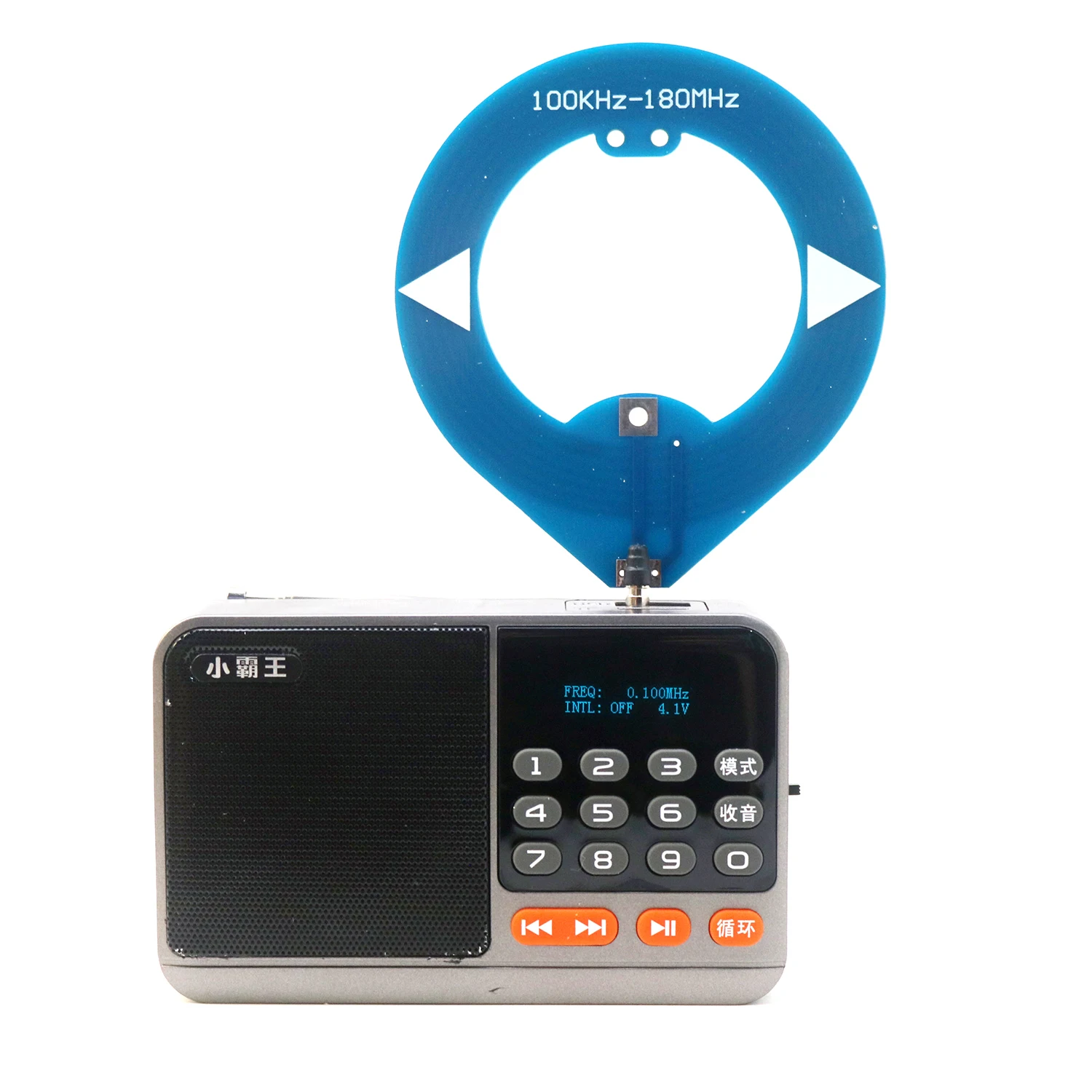 Générateur de Signal Radio FM, affichage OLED LW AM SW, transmetteur à ondes courtes à ondes moyennes, Bluetooth pour test de circuits RF, débogage de réparation