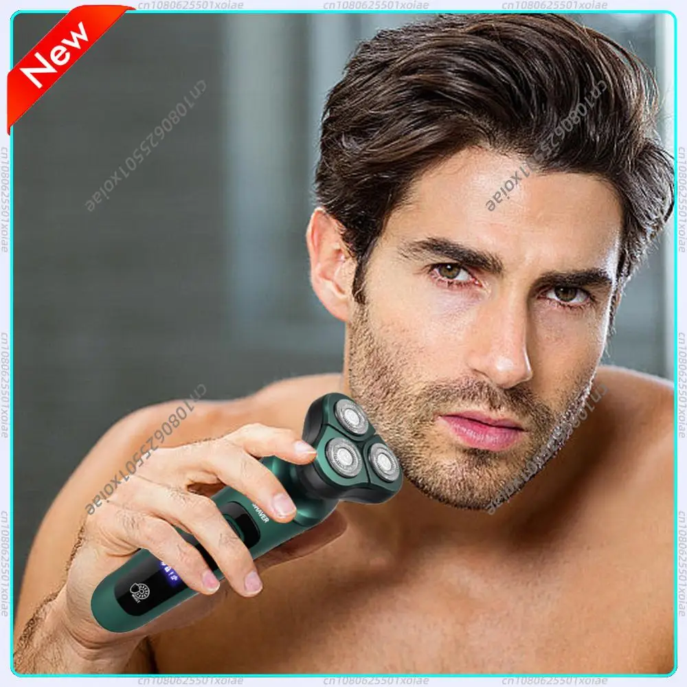 

Men Rechargeable Shaver Waterproof Painless Cordless Trimmer Washable Face Beard Trimmer Shaving Face Beard Razor Car Home Razor