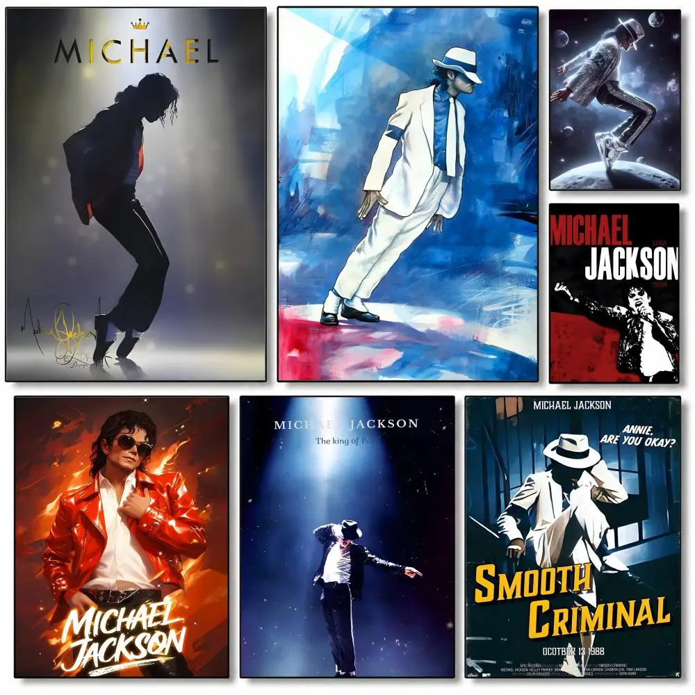 Michael Jackson Singer Poster High Quality Wall Art for Home Bedroom Living Hallway Perfect Gift