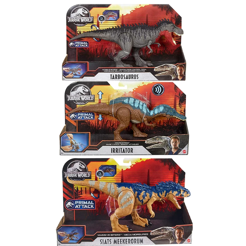 

Original Jurassic World Primal Attack Massive Biters Siats Meekerorum Siats Meekerorum Movable Joint Boy Birthday Gift Dinosaur