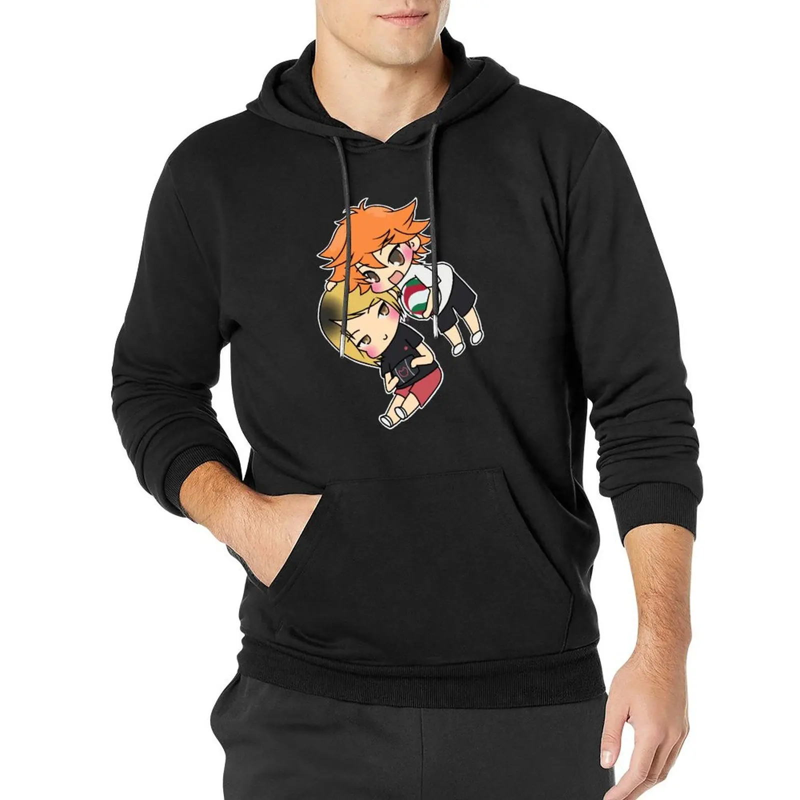 Kenma and Hinata Pullover Hoodie male clothes new in hoodies and blouses