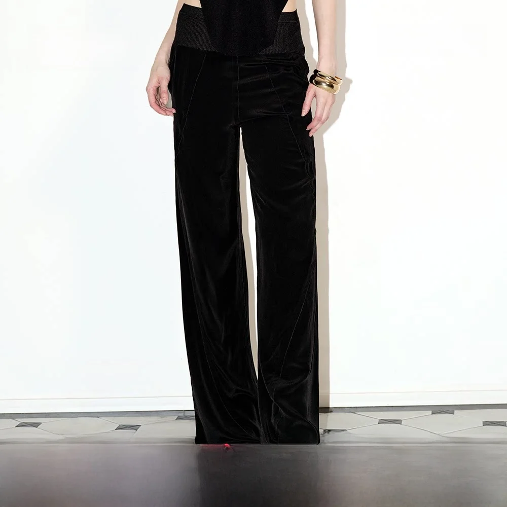 

Широкие брюки из ацетата Bla, свободные легкие летние повседневные брюки для женщин с высокой талией ZYTA, весна-лето, новое поступление