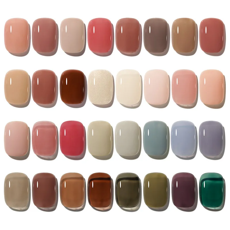 Jelly Jade Long-lasting Fashion-forward Summertime Mani Beauty Routine Best-selling Nail Gel Polish Chip-resistant Solid Color