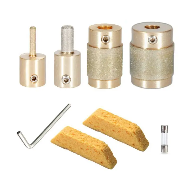 

Новейшая модель: Алмазные насадки для гравера (1 дюйм, 3/4 дюйма, 1/4 дюйма, 1/8 дюйма) с латунным сердечником для витражей и алмазные насадки для гравера