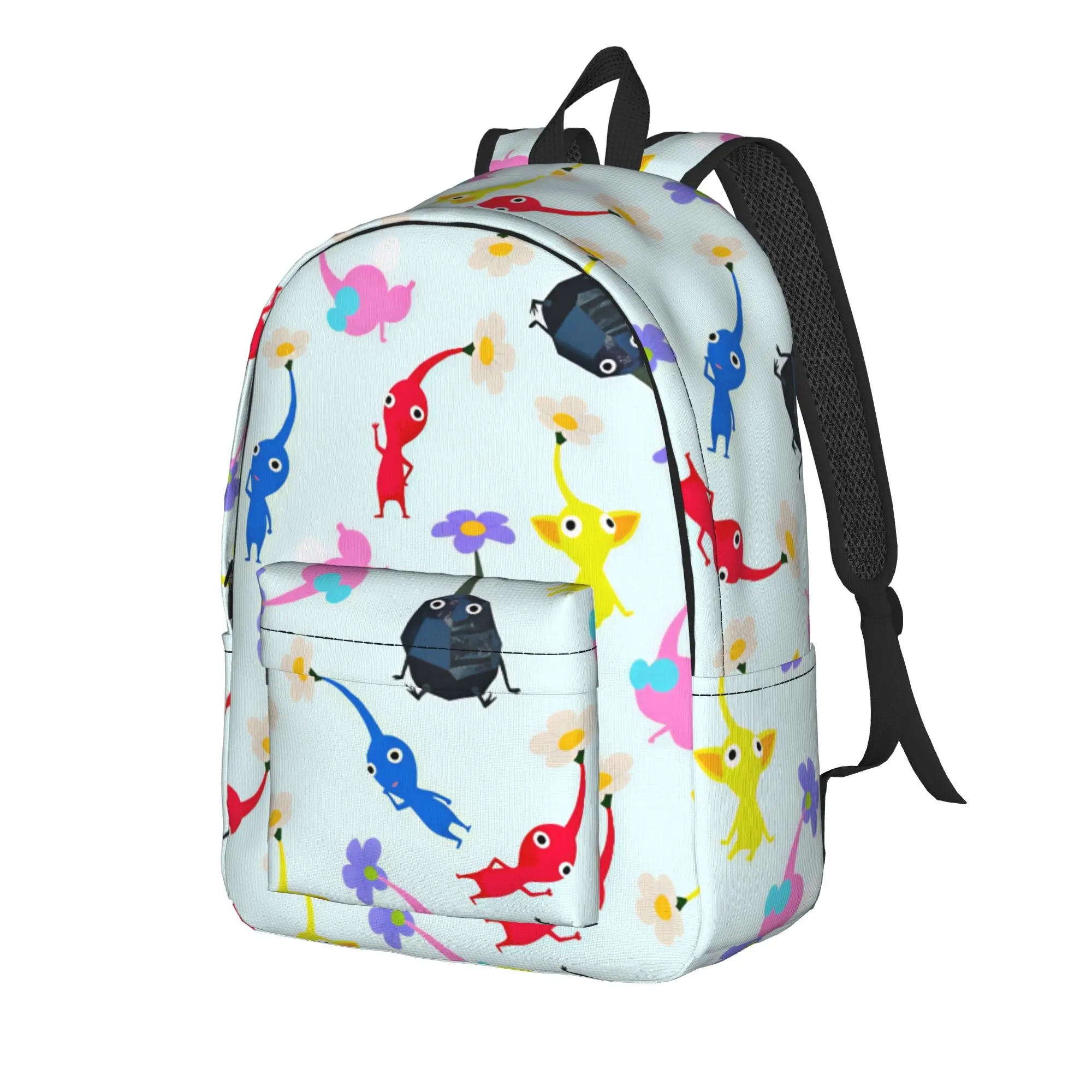 Pikmin Video Game Backpack  Travel Backpacks Women Designer Durable High School Bags Style Rucksack