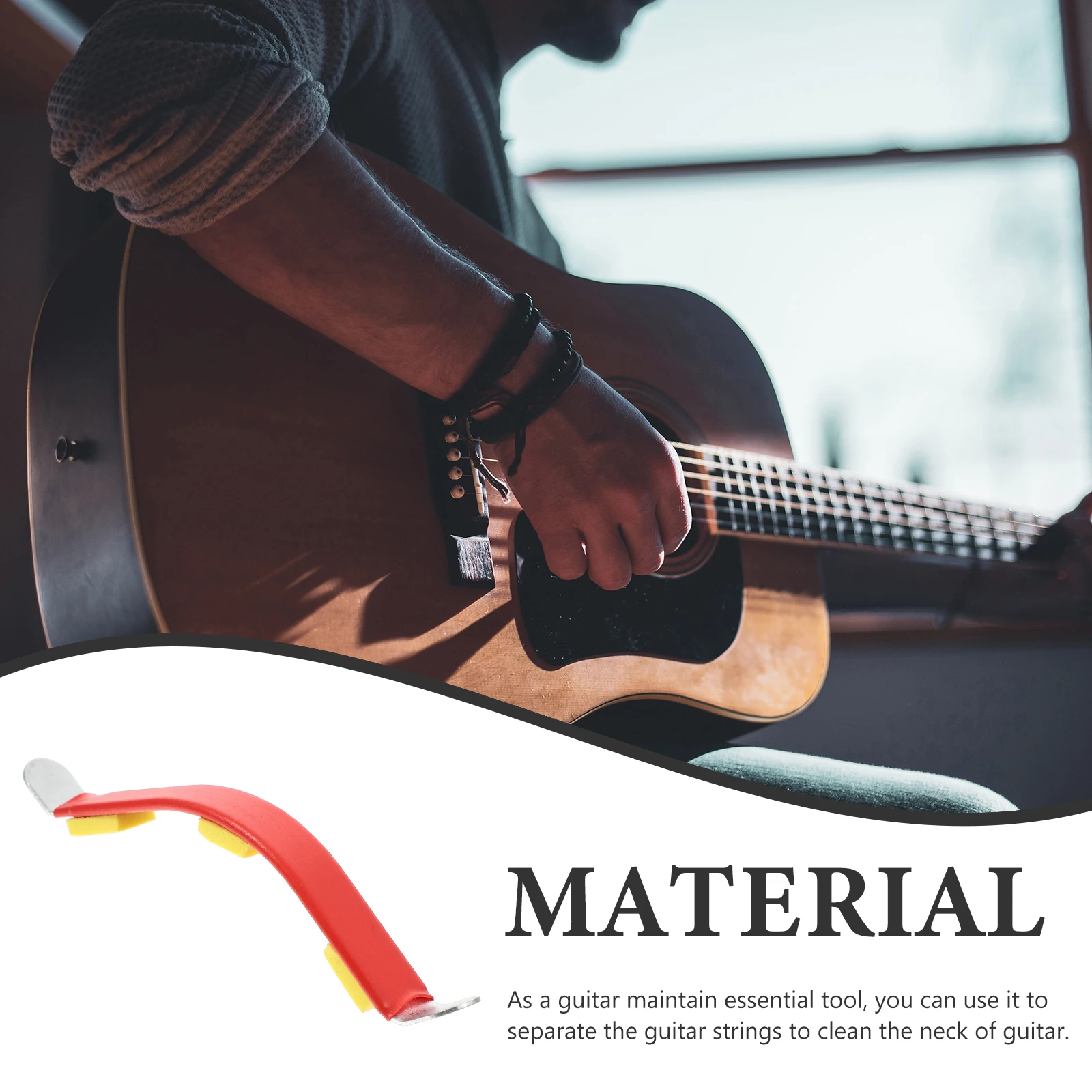 

Guitar String Separator Musical Tool Maintenance for Repair Repairing Red Device Support