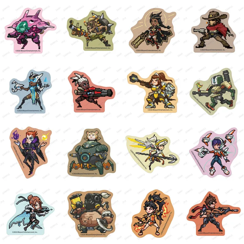 Overwatch Game Peripherals Acrylic Standee Clear Vivid Print With Base Tabletop Decoration Collectible Souvenir Keychain