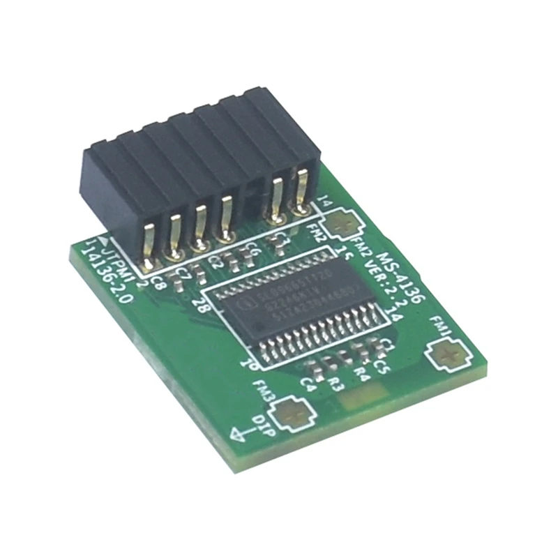 A23F-TPM 2.0 Encryption Security Module Board 14Pin TPM 2.0 Module TPM MS-4136 For MSI Motherboards
