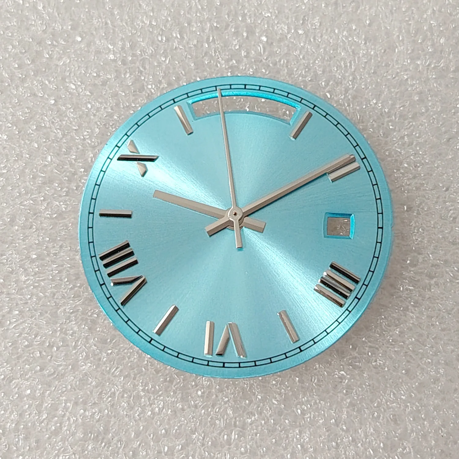 30.8mm Watch Dial and Watch Hands Set Roman Numeral Scale Watch Faces with Week Date Modification Accessory for 8285 Movement