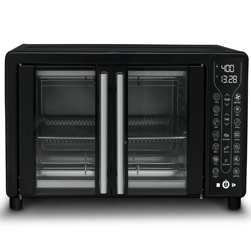 

Digital French Door Air Fryer Toaster Oven, Black