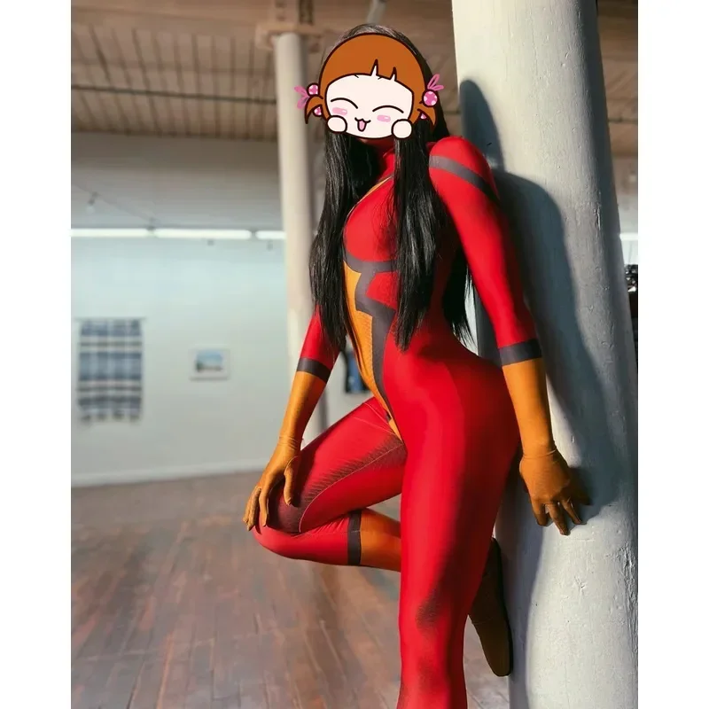 Women Cosplay Costume Spider women Adults Kids Girls Superhero Zentai Halloween Bodysuit Party Jumpsuit No mask