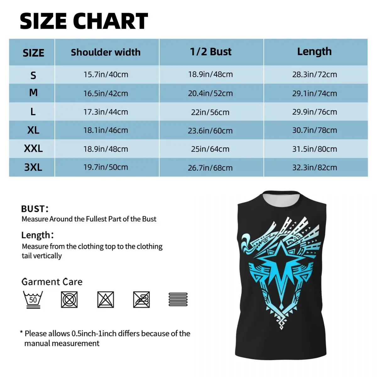 Monster Hunter World Iceborne Logo Men Printed Sleeveless T-shirt Casual Hip Hop Street Style Beach Holiday Tank Tops