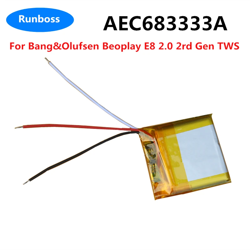 

New AEC683333A 3.7V 560mAh For Bang & Olufsen Beoplay E8 2.0 2rd Gen TWS Charging Box Rechargeable Replacement Headset Battery