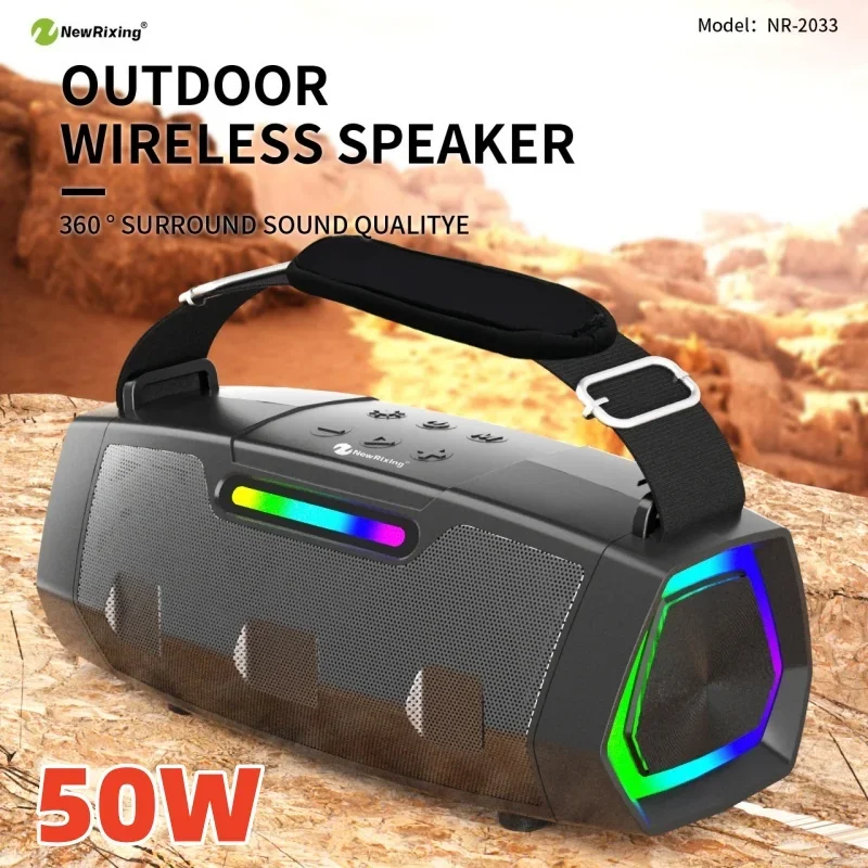 

Wireless Sound Box High-Power Outdoor Dazzling Portable Square Dance Multifunctional Subwoofer Caixa De Som Bluetooth Speaker